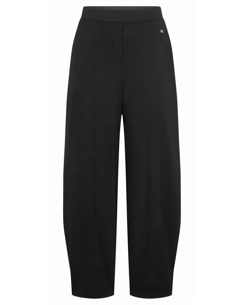 RAFFAELLO ROSSI  Modern Fit-7/8-Jersey-Hose  schwarz Schwarz