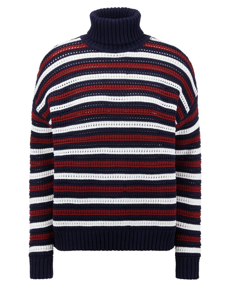 DAY.LIKE Rollkragen-Pullover  blau Blau