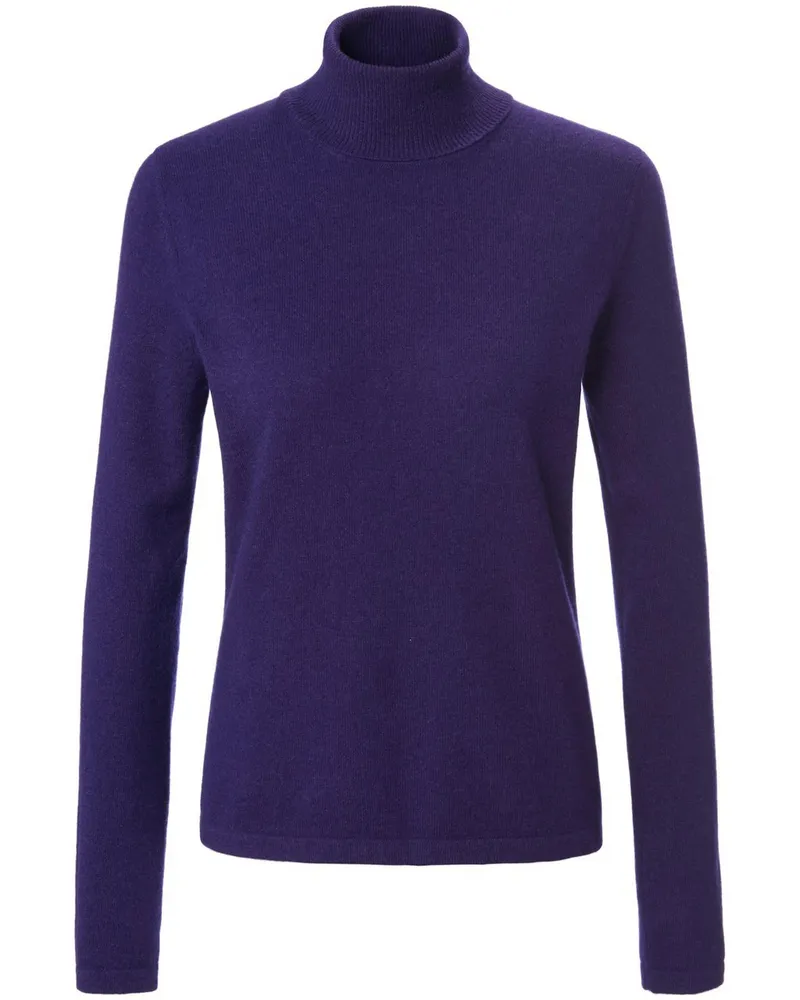 Peter Hahn Rollkragen-Pullover aus 100% Premium-Kaschmir  Cashmere lila Lila