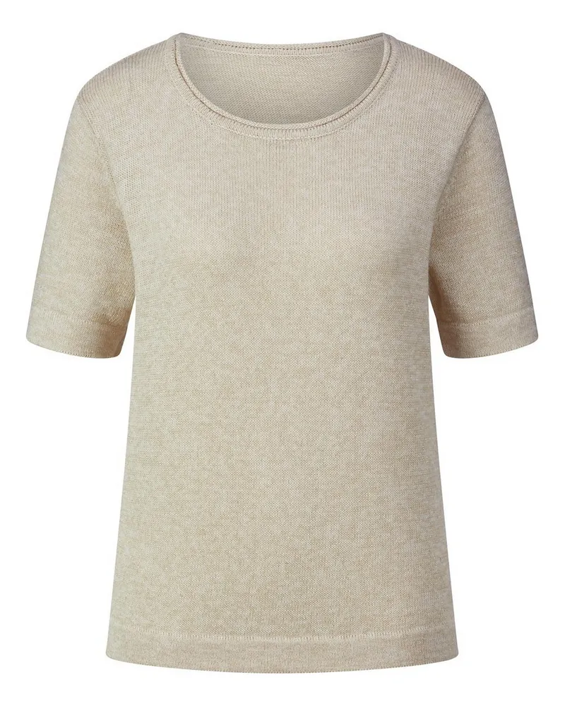St. Emile Rundhals-Pullover  beige Beige
