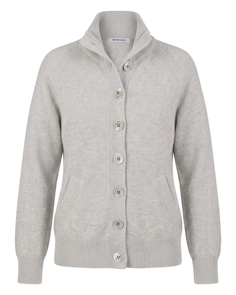 Peter Hahn Strickjacke  grau Grau