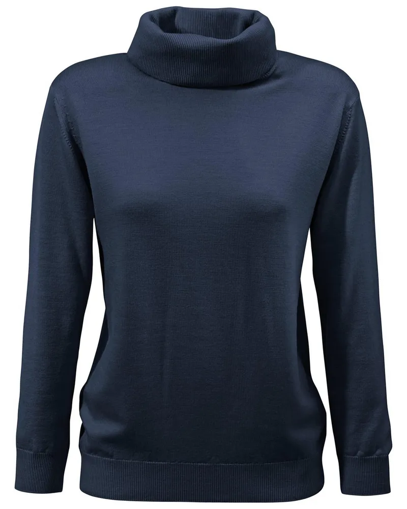 Peter Hahn Pullover aus 100%Schurwolle Pure Tasmanian Wool  blau Blau