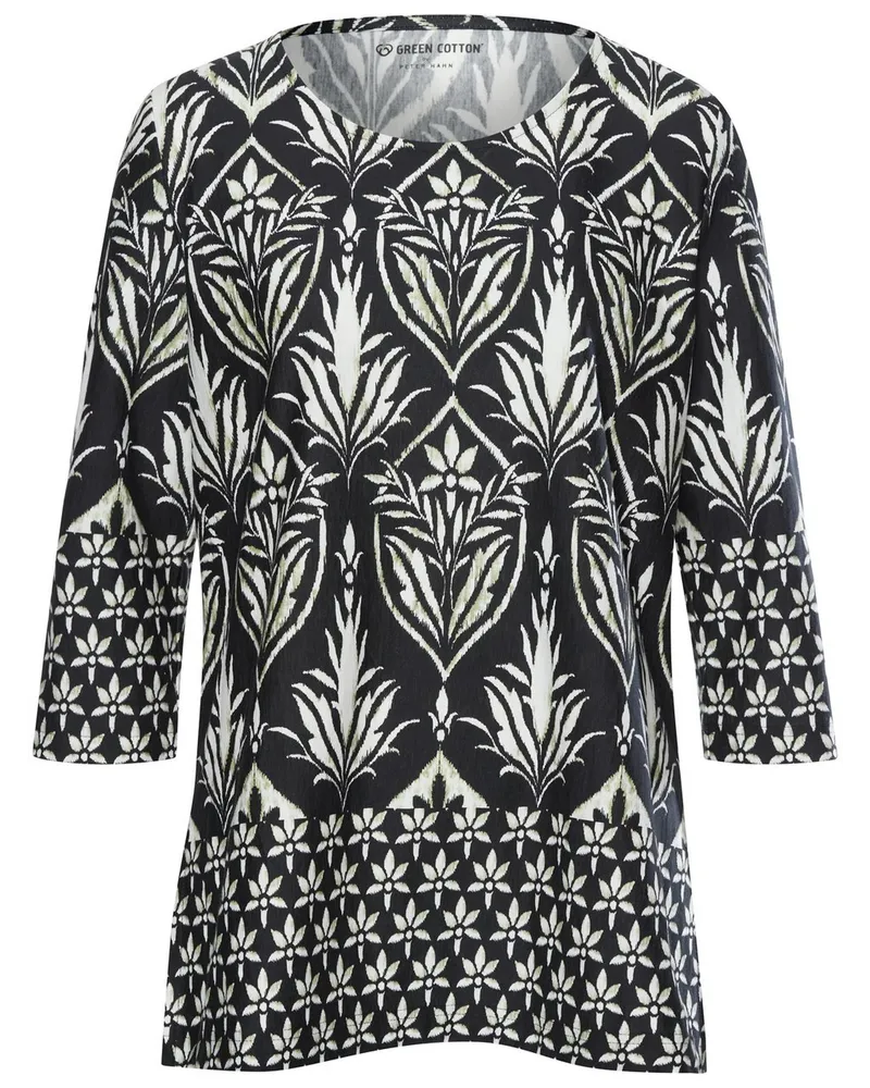 Green Cotton Shirt Trine  schwarz Schwarz