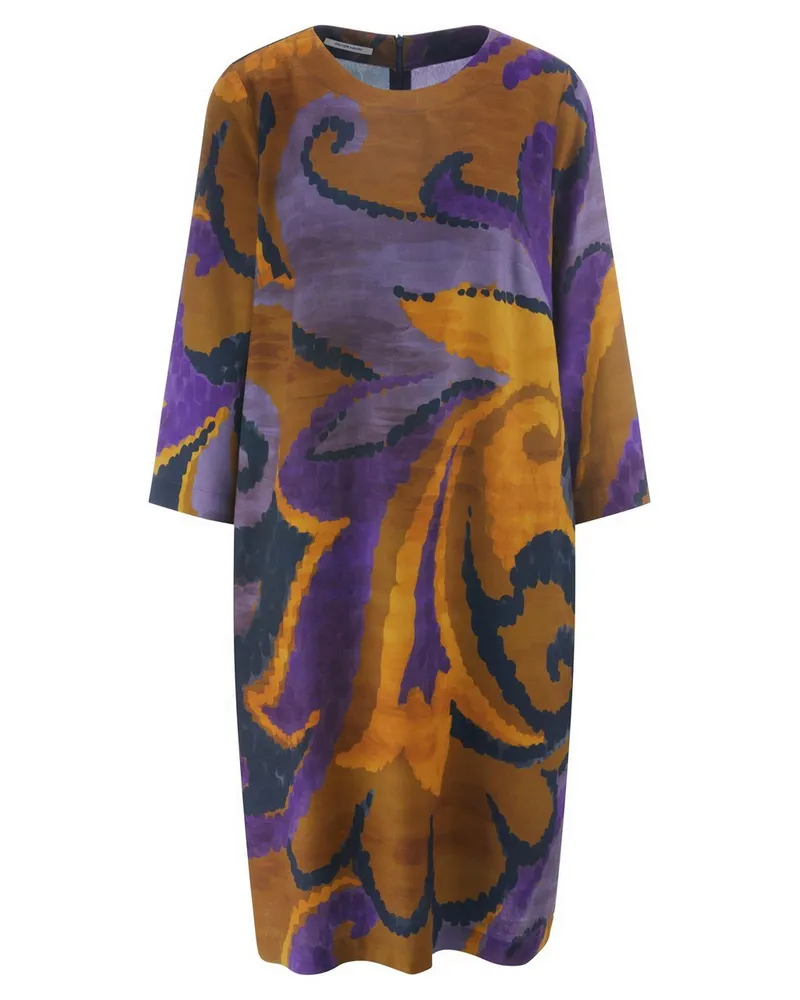 Peter Hahn Kleid 3/4-Arm  lila Lila