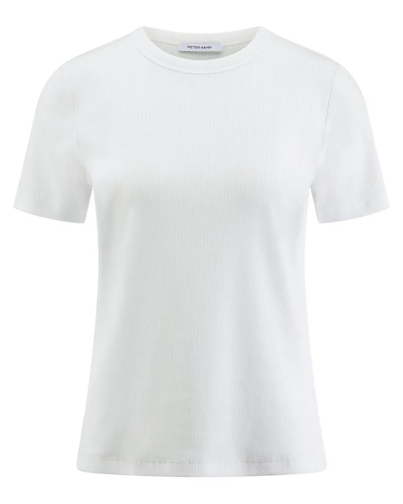 Peter Hahn Rundhals-Shirt  weiss Weiss