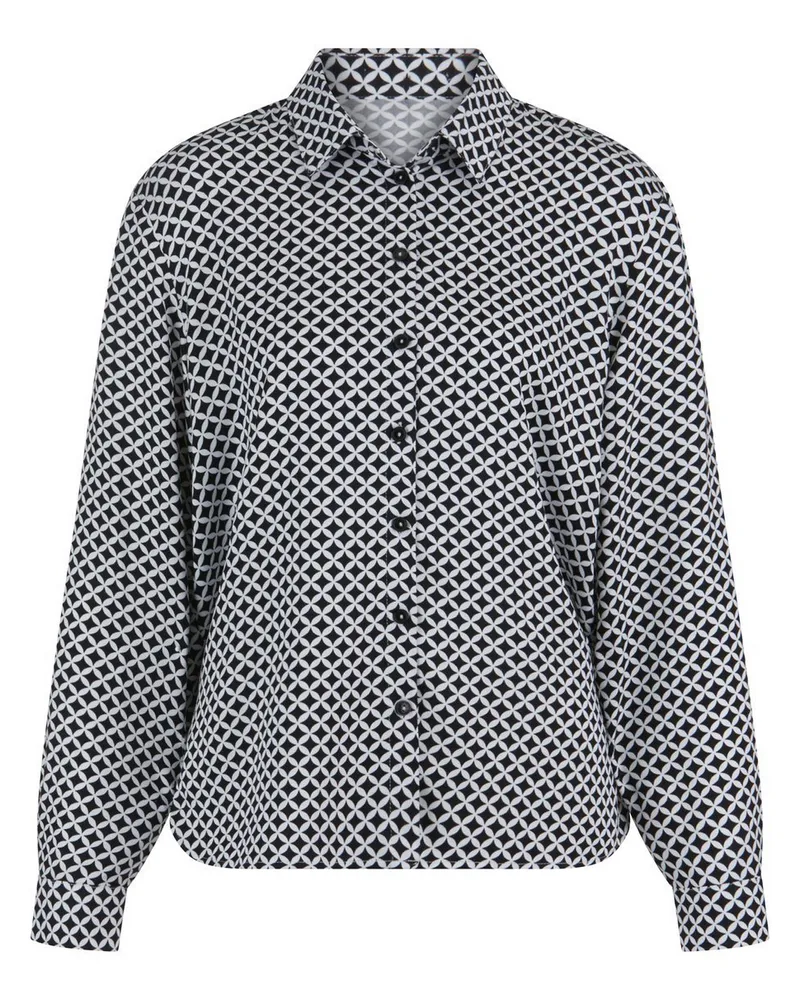 Peter Hahn Bluse  schwarz Schwarz