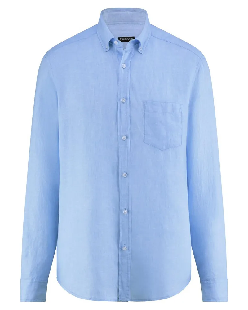 Louis Sayn Leinenhemd  blau Blau