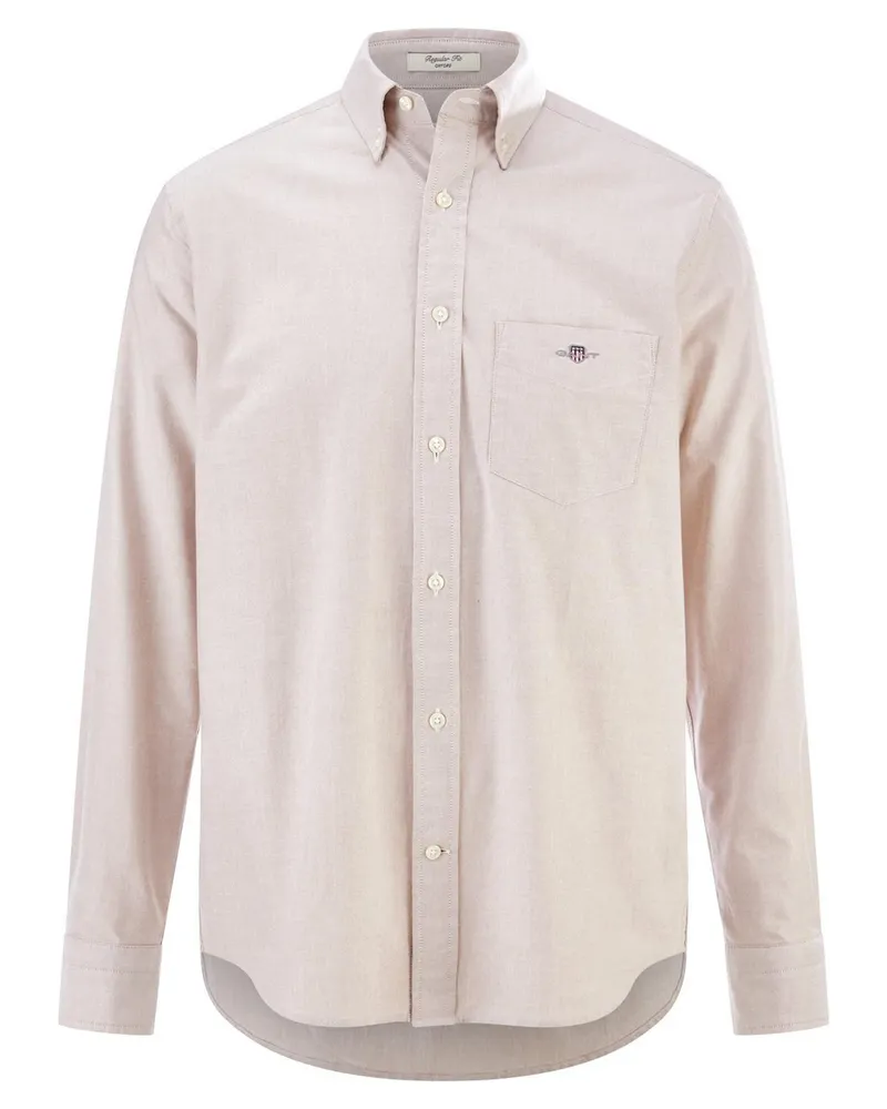 Gant Hemd Regular Fit  beige Beige