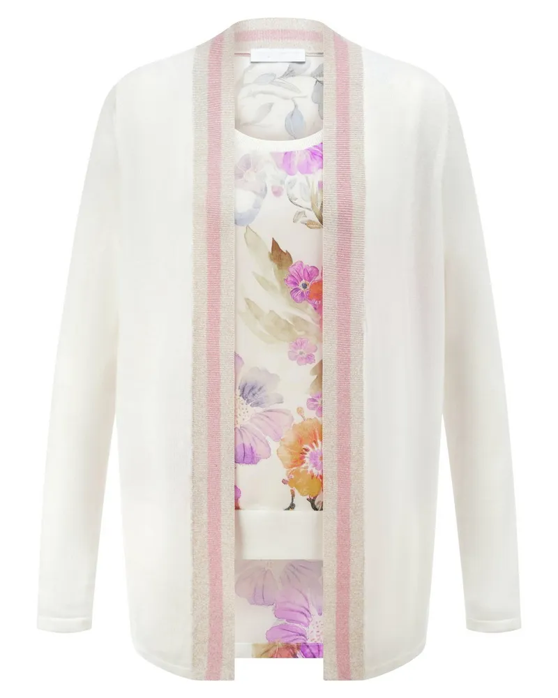 St. Emile Twinset  weiss Weiss