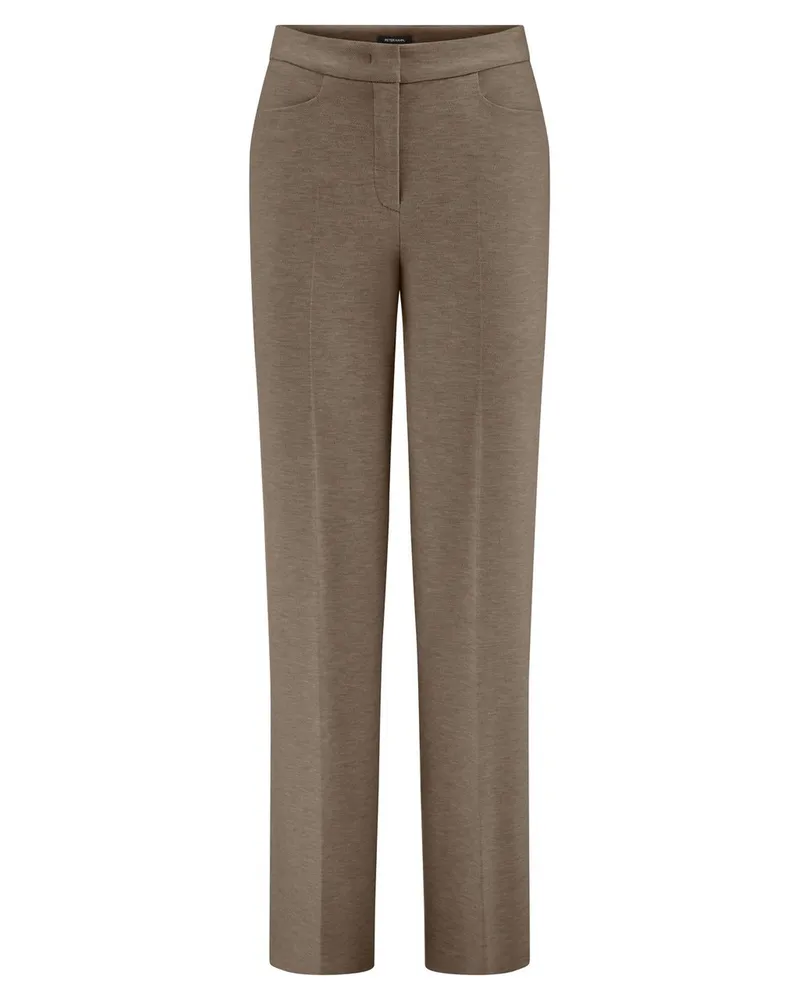 Peter Hahn Knöchellange Straight Fit-Hose  beige Beige