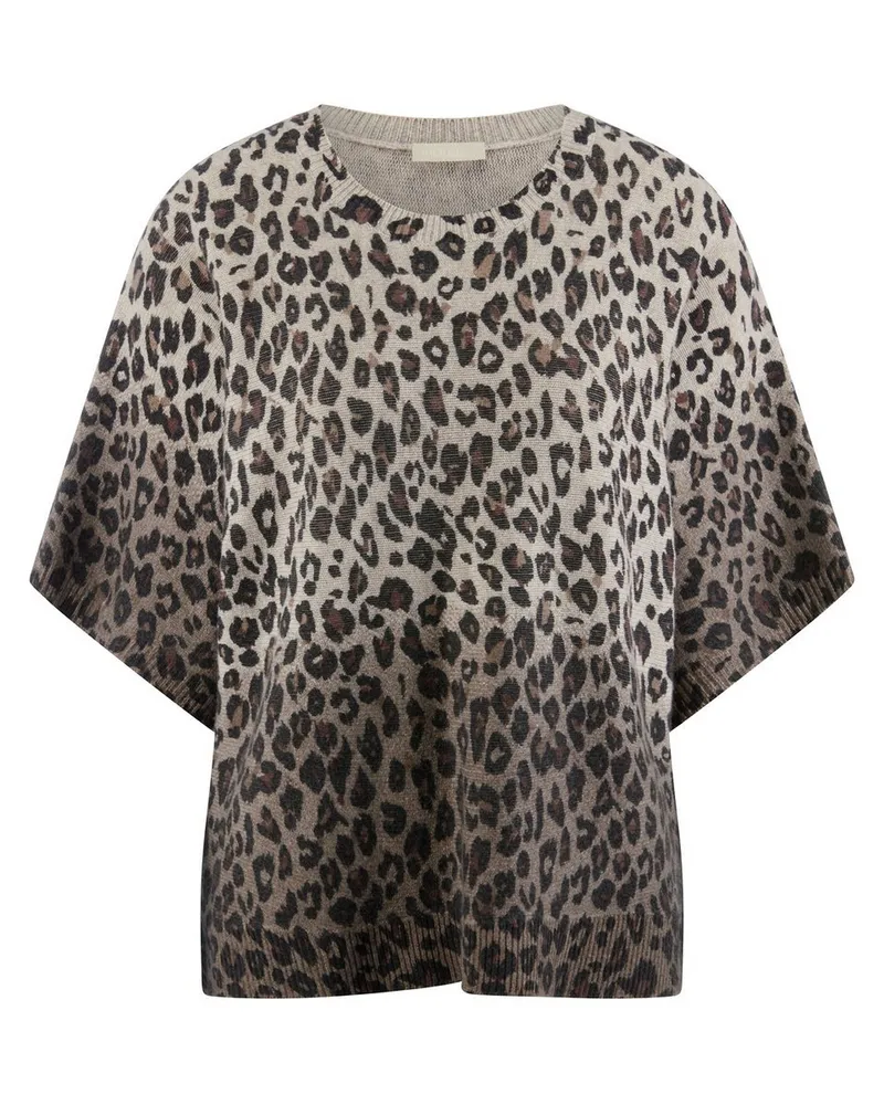 Include Rundhals-Pullover  beige Beige