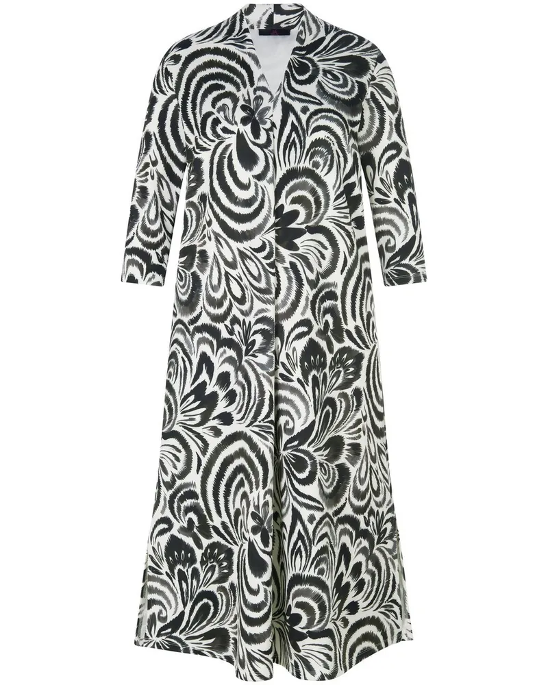Emilia Lay Jersey-Kleid 3/4-Arm  schwarz Schwarz