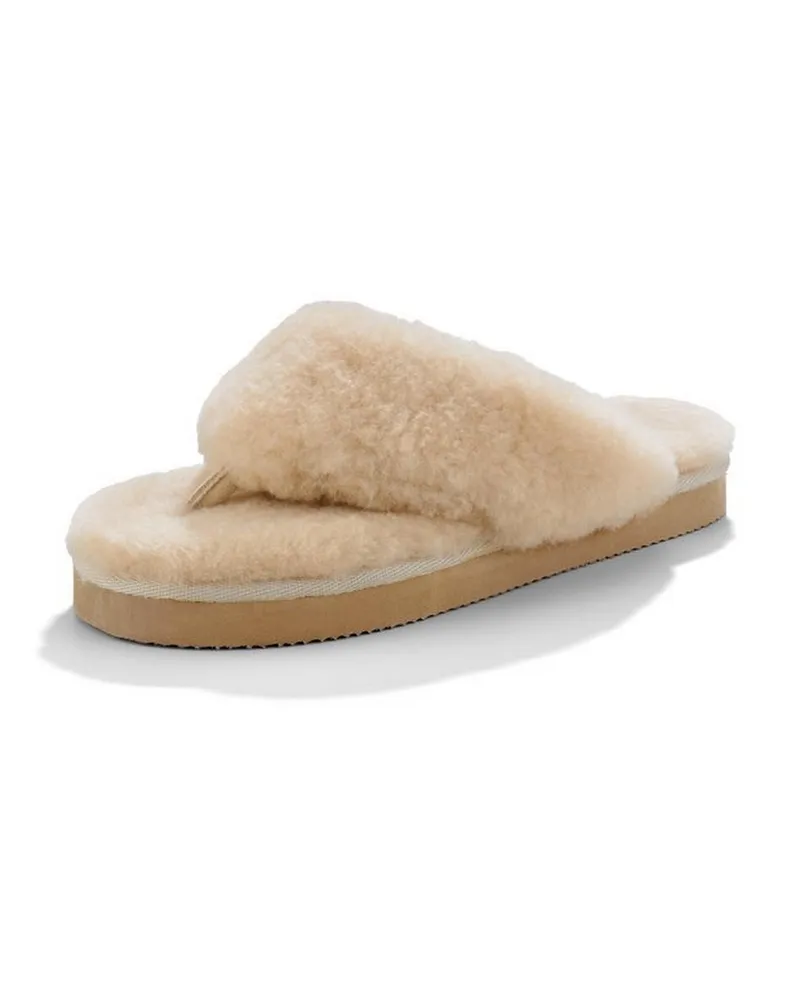 Shepherd Zehentrenner-Hausschuh Jasmine  beige Beige