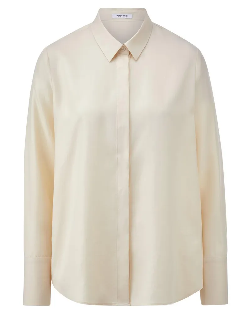 Peter Hahn Bluse  weiss Weiss