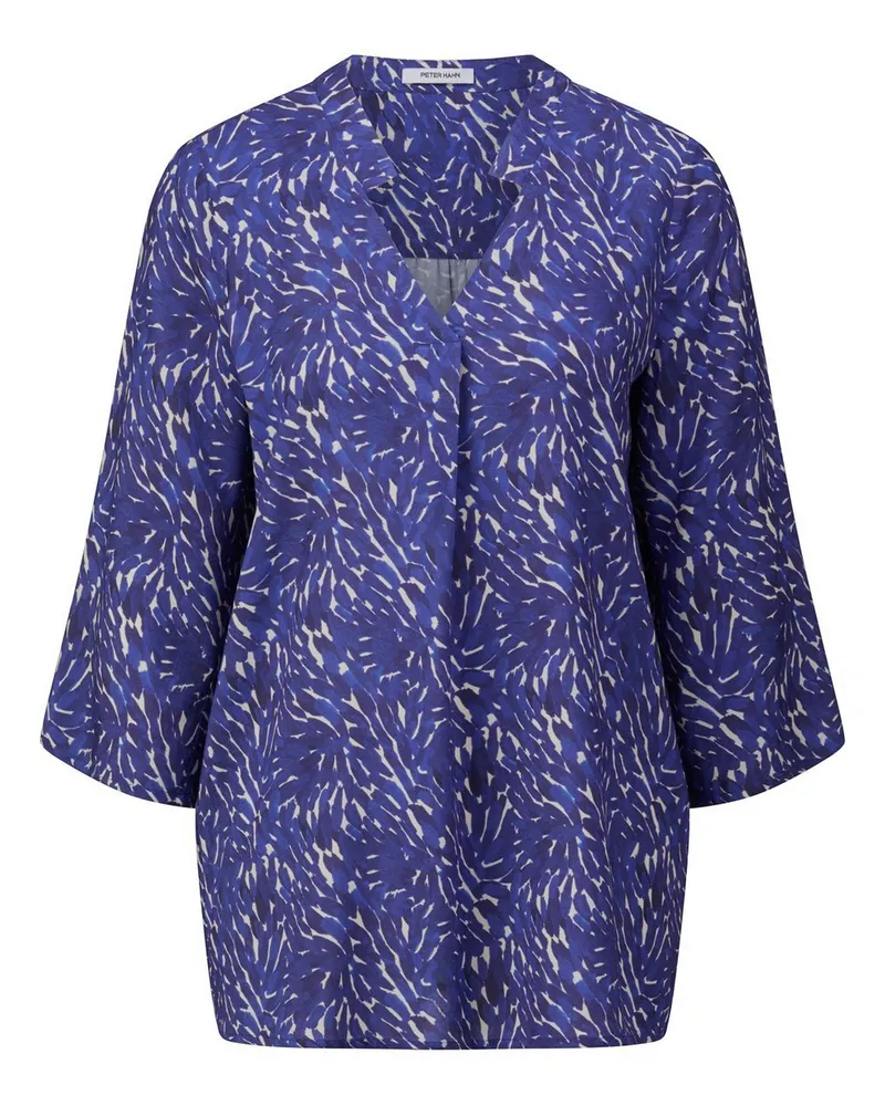 Peter Hahn Long-Bluse  blau Blau
