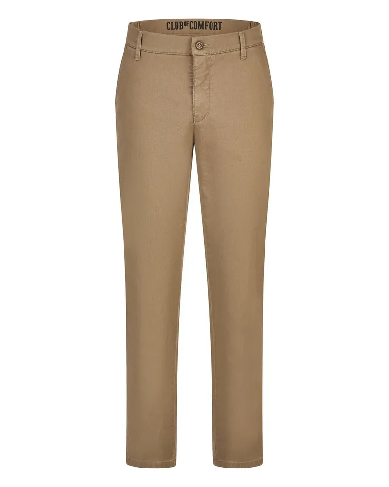 Club of Comfort Flatfront-Hose Slim Fit  beige Beige