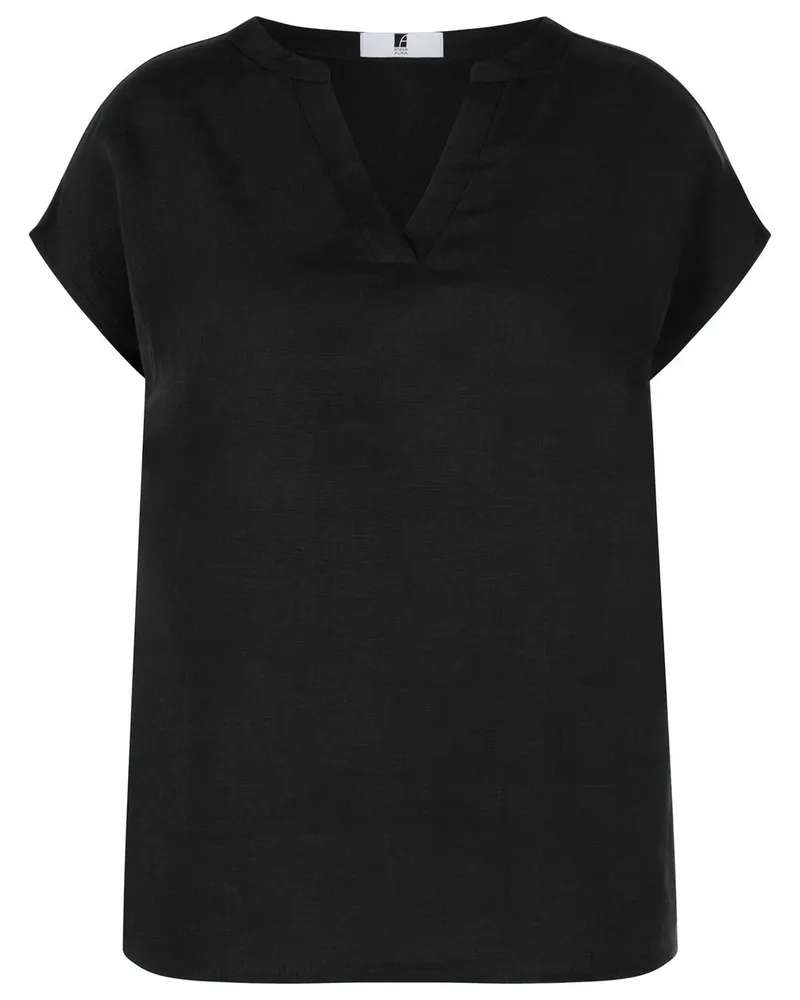 Emilia Lay Bluse  schwarz Schwarz