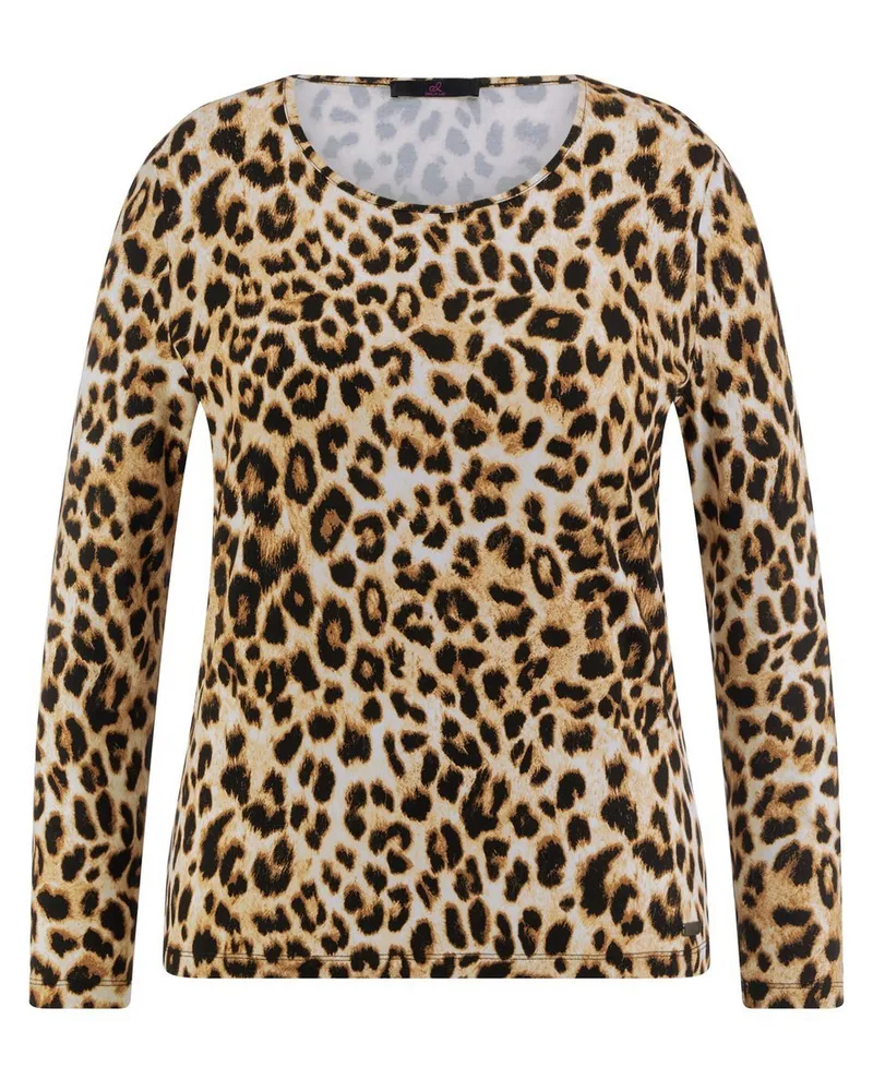 Emilia Lay Rundhals-Shirt  schwarz Schwarz