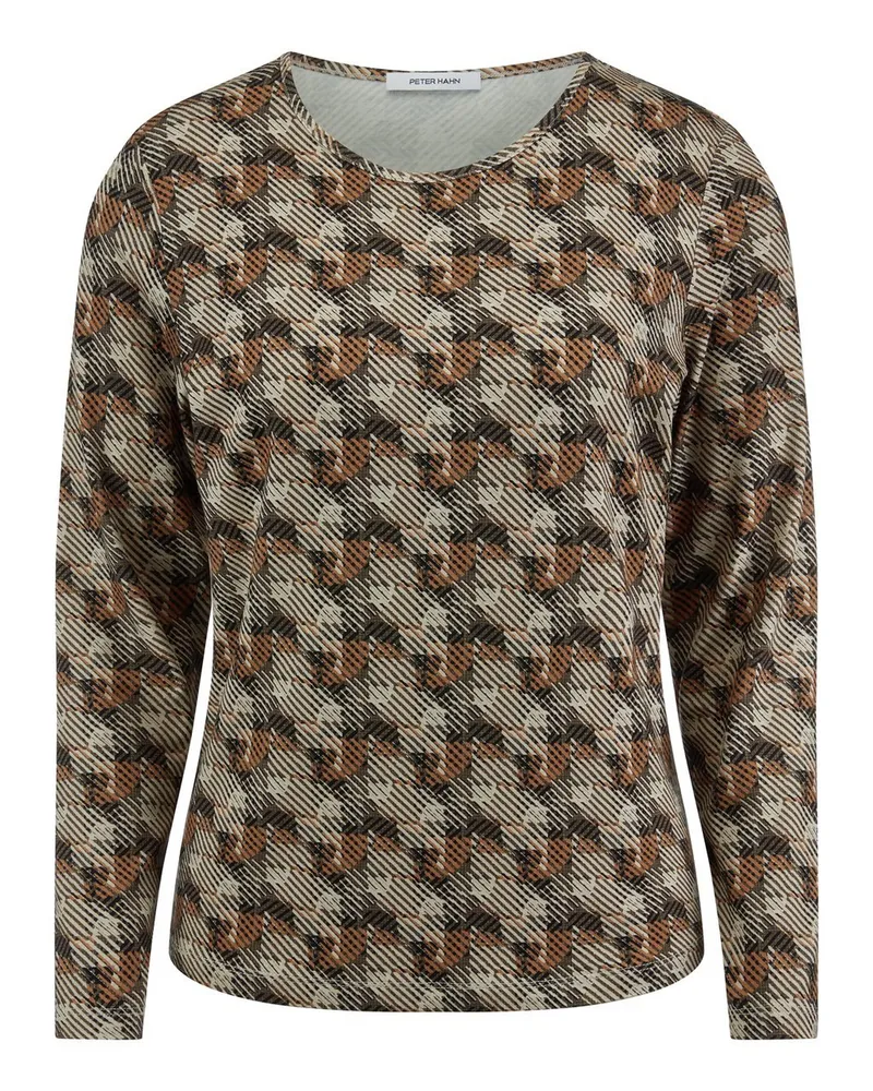 Peter Hahn Rundhals-Shirt  beige Beige