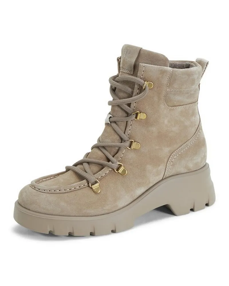 paul green Schnür-Stiefelette  beige Beige