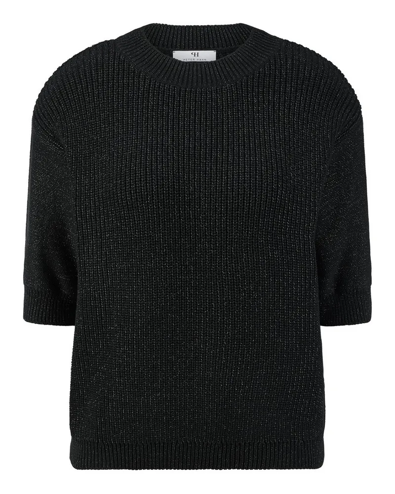 Peter Hahn Pullover 3/4-Arm  schwarz Schwarz
