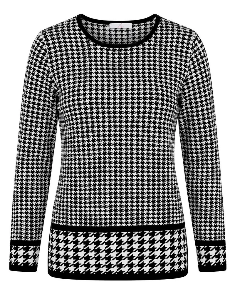 Emilia Lay Long-Pullover  schwarz Schwarz