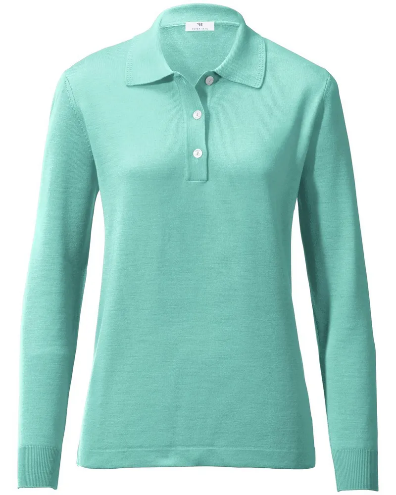 Peter Hahn Pullover aus 100%Schurwolle Pure Tasmanian Wool  türkis Türkis