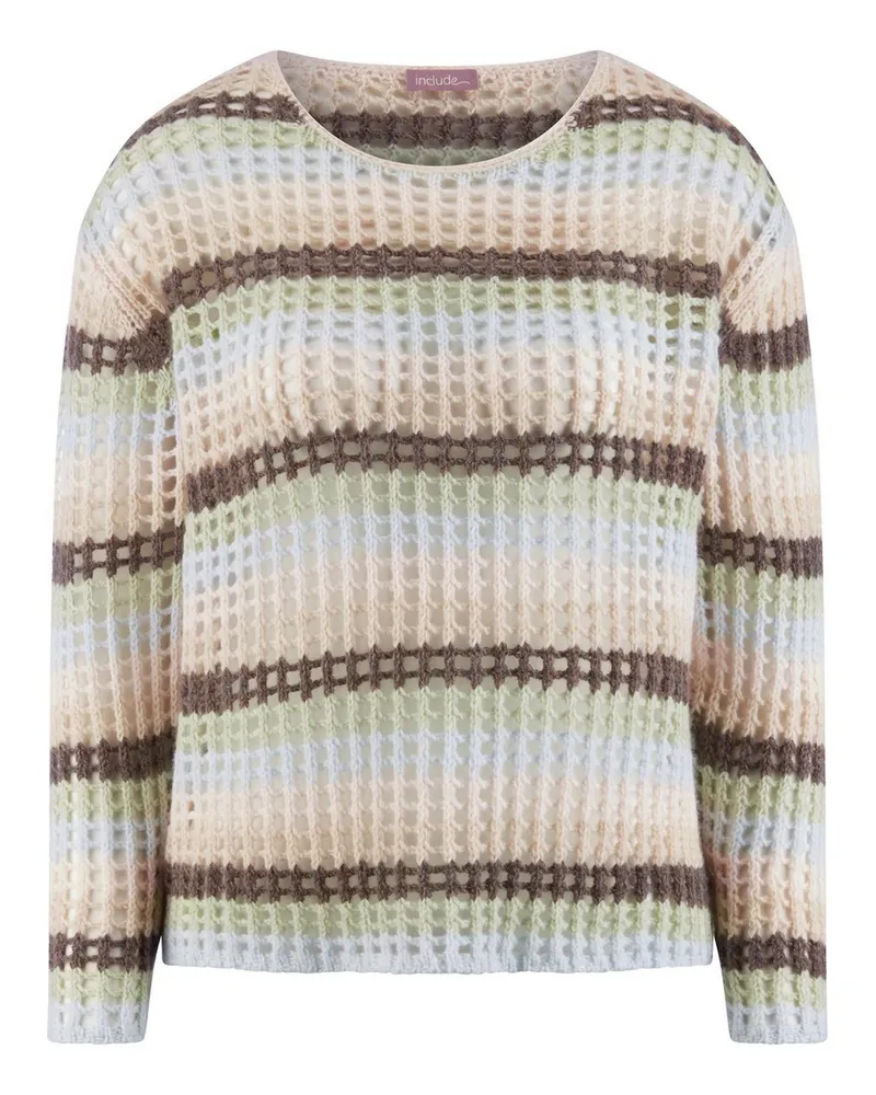 Include Rundhals-Pullover  mehrfarbig Mehrfarbig