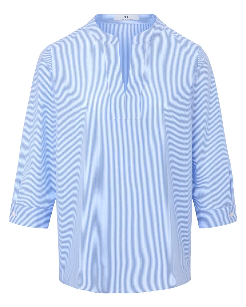 Peter Hahn Bluse zum Schlupfen  blau Blau