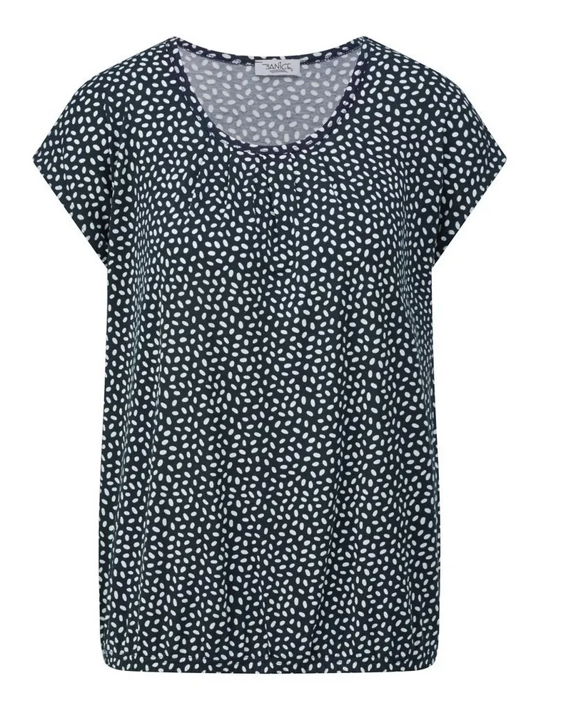 Peter Hahn Rundhals-Shirt  blau Blau