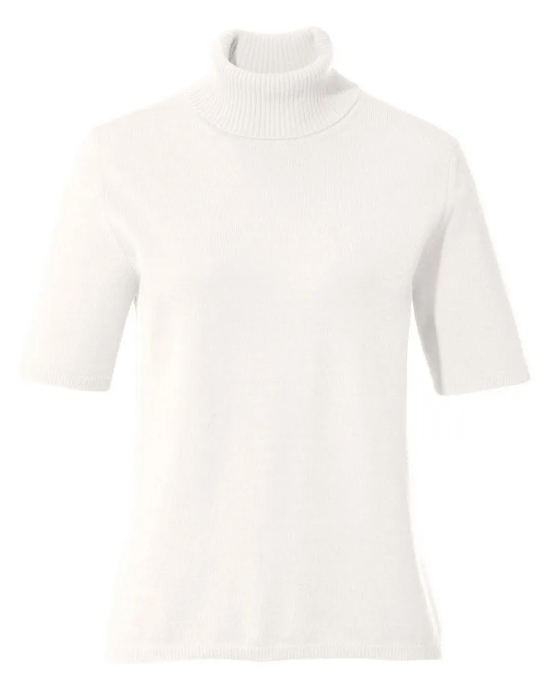 Peter Hahn Rollkragen-Pullover aus 100% Premium-Kaschmir  Cashmere weiss Weiss