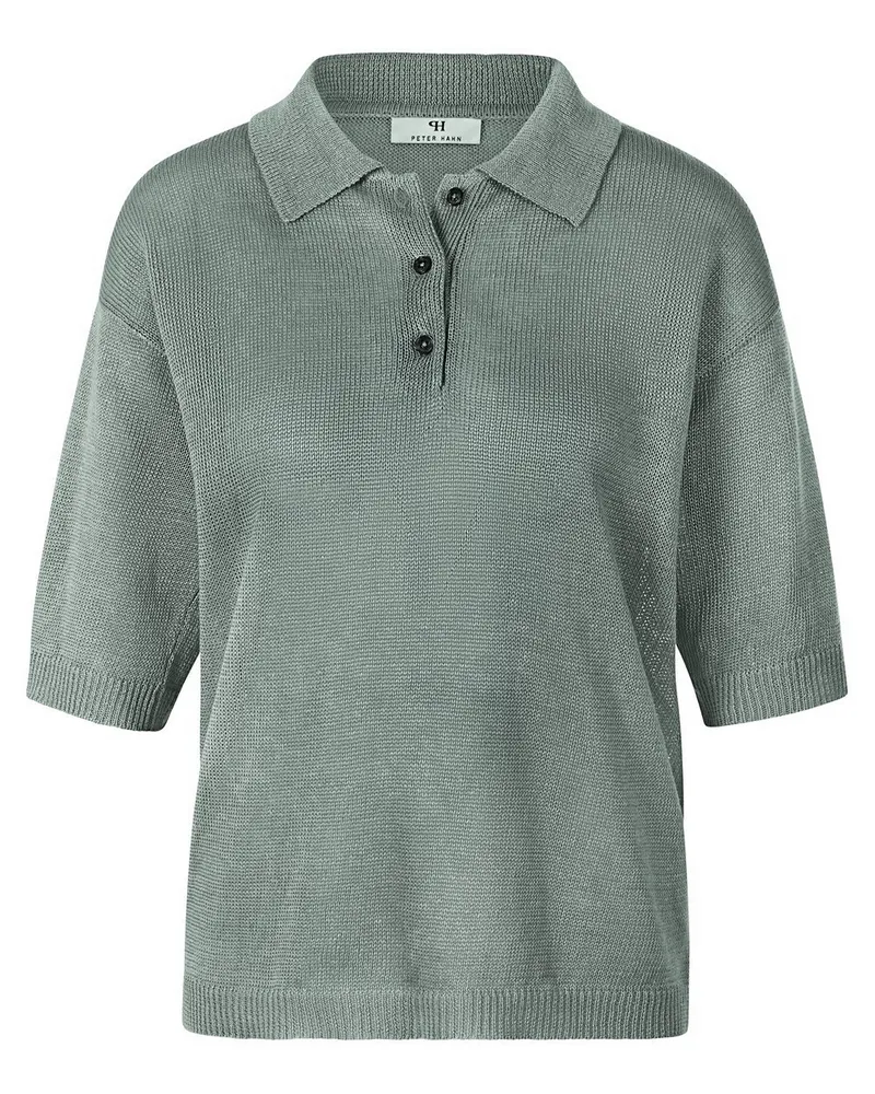 Peter Hahn Polo-Pullover  grün Grün