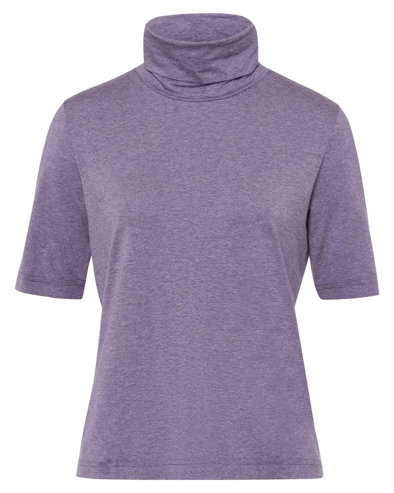 Peter Hahn Rollkragen-Shirt  lila Lila