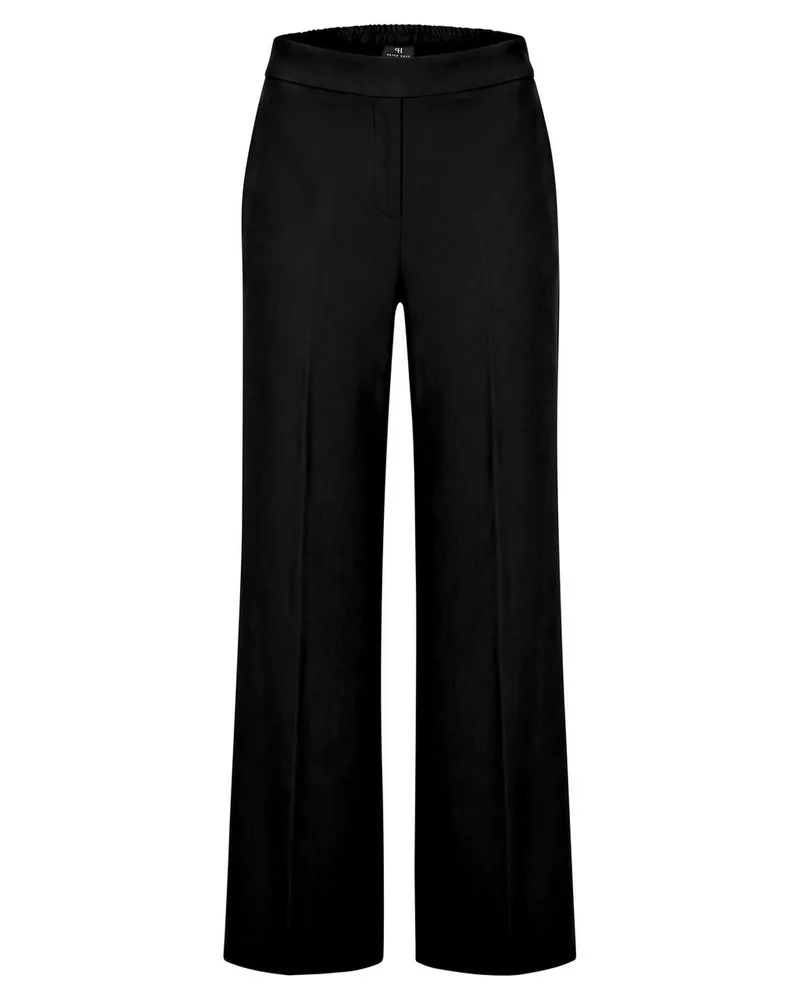 Peter Hahn Wide Fit-Jersey-Hose  schwarz Schwarz