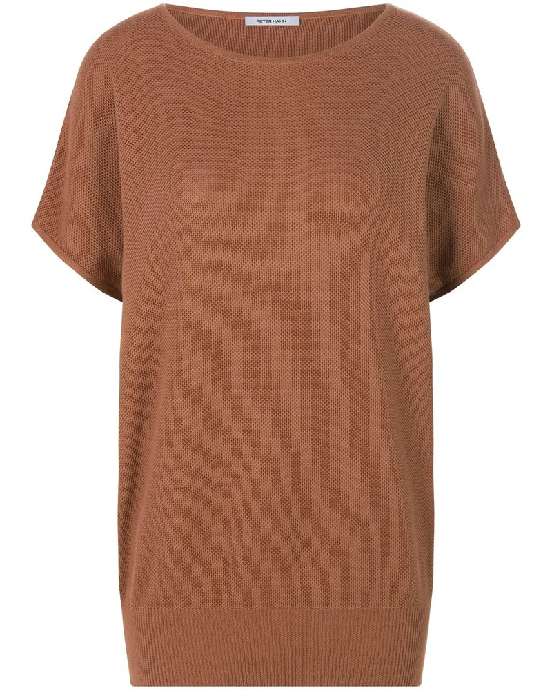 Peter Hahn Rundhals-Pullover aus 100% SUPIMA®-Baumwolle  braun Braun