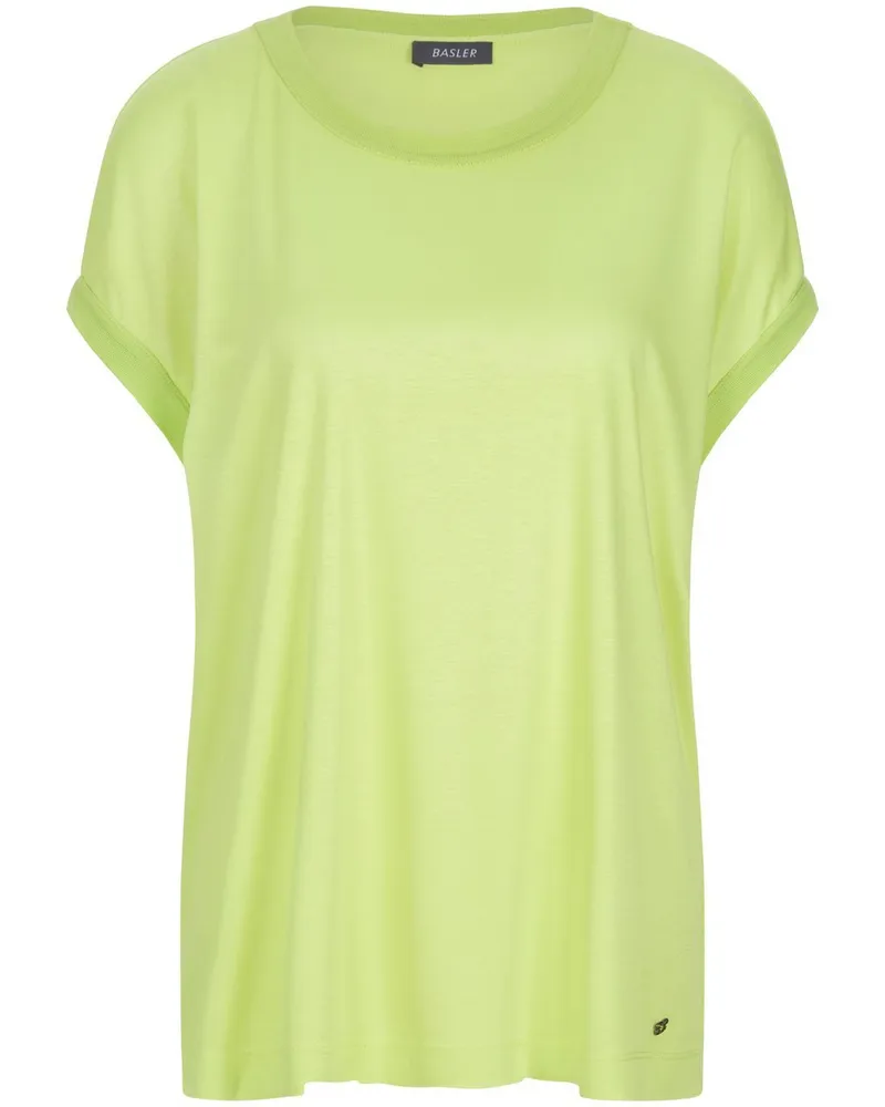 Basler Materialmix-Shirt  grün Grün
