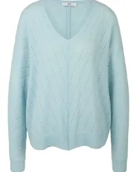 Peter Hahn V-Pullover  blau Blau