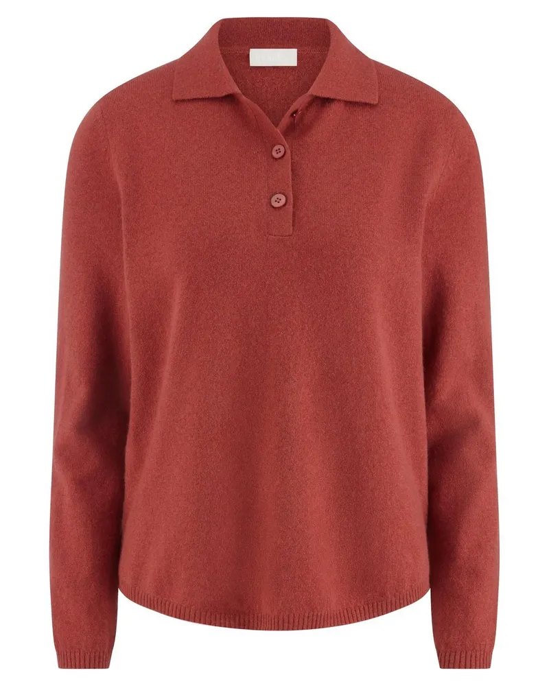 Include Polo-Pullover aus 100% Kaschmir  orange Orange
