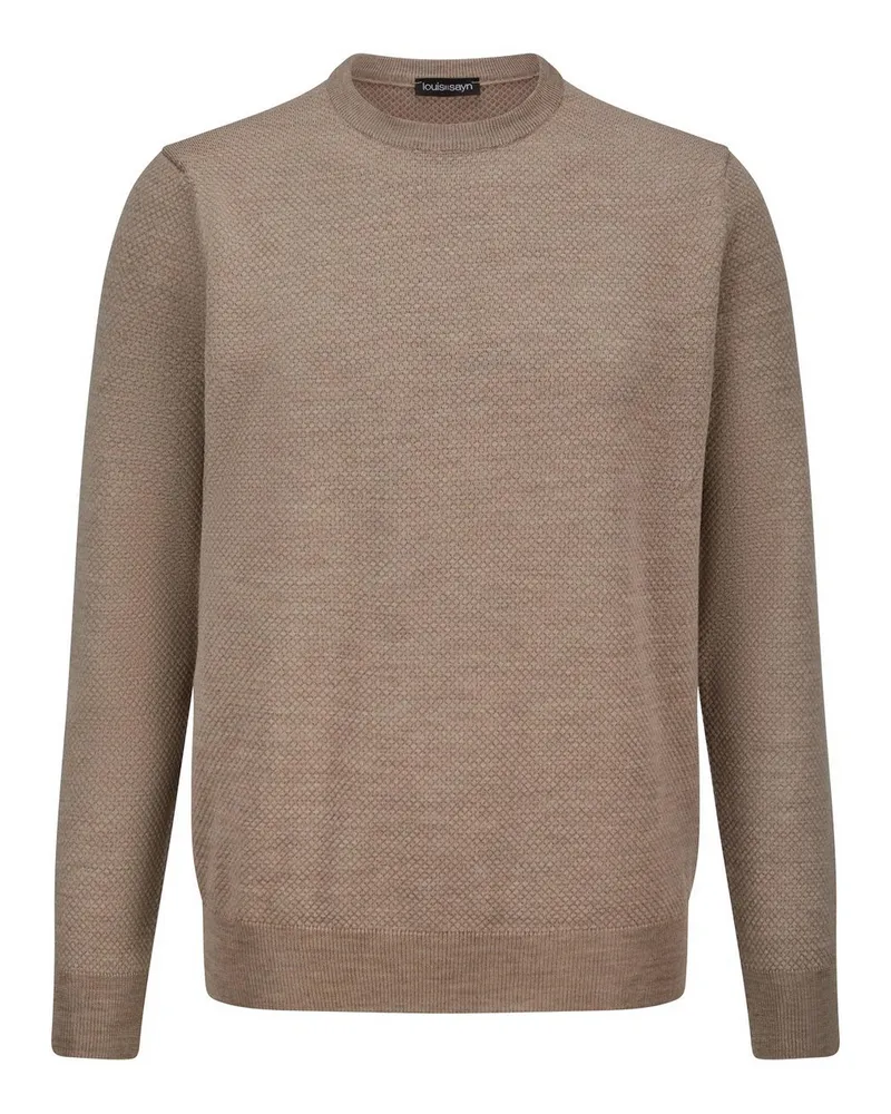 Louis Sayn Rundhals-Pullover  beige Beige