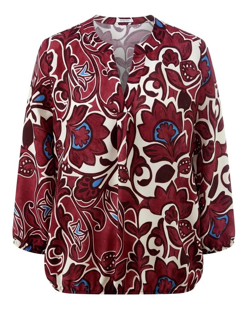 Peter Hahn Bluse  rot Rot
