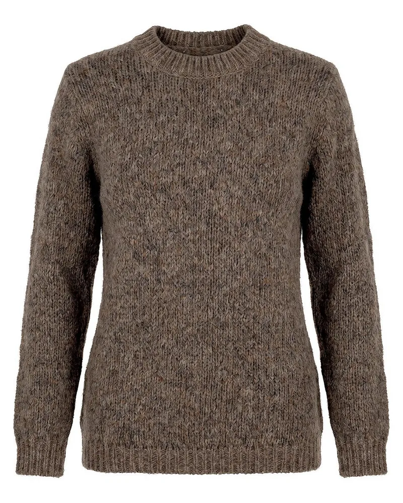 Basler Rundhals-Pullover  beige Beige
