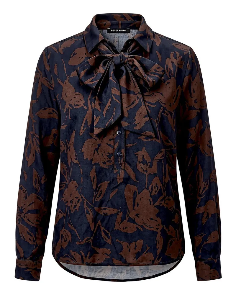 Peter Hahn Bluse  blau Blau