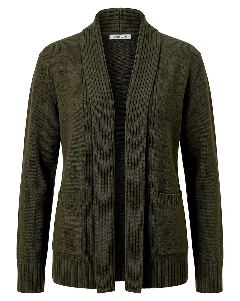 Peter Hahn Strickjacke  grün Grün