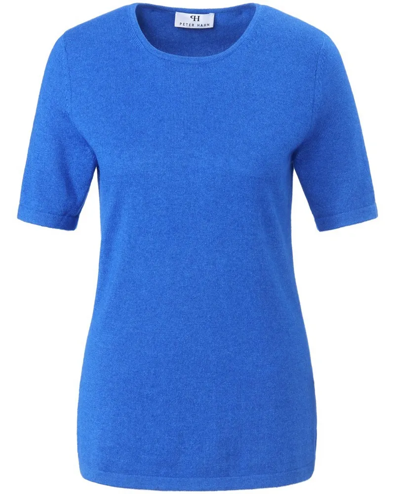 Peter Hahn Rundhals-Pullover aus Seide Kaschmir  Seide/Kaschmir blau Blau