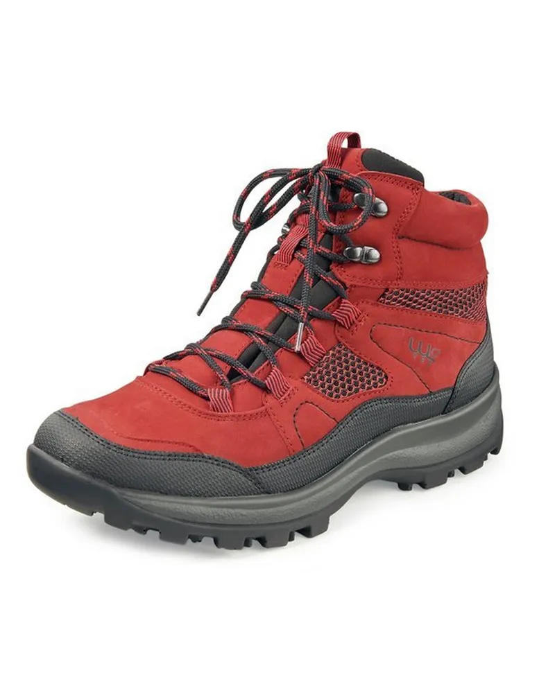 Waldläufer Knöchelhoher Wanderschuh Holly  rot Rot