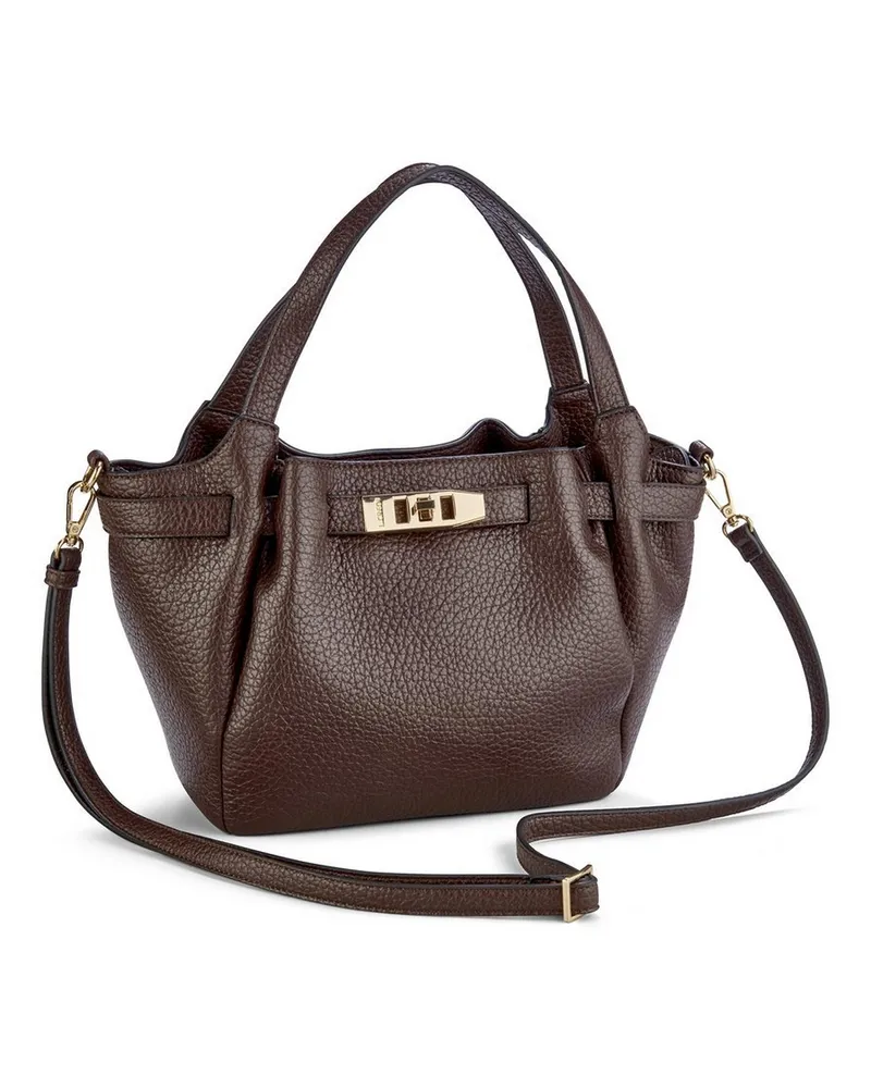 L.CREDI Handtasche L.Credi braun Braun