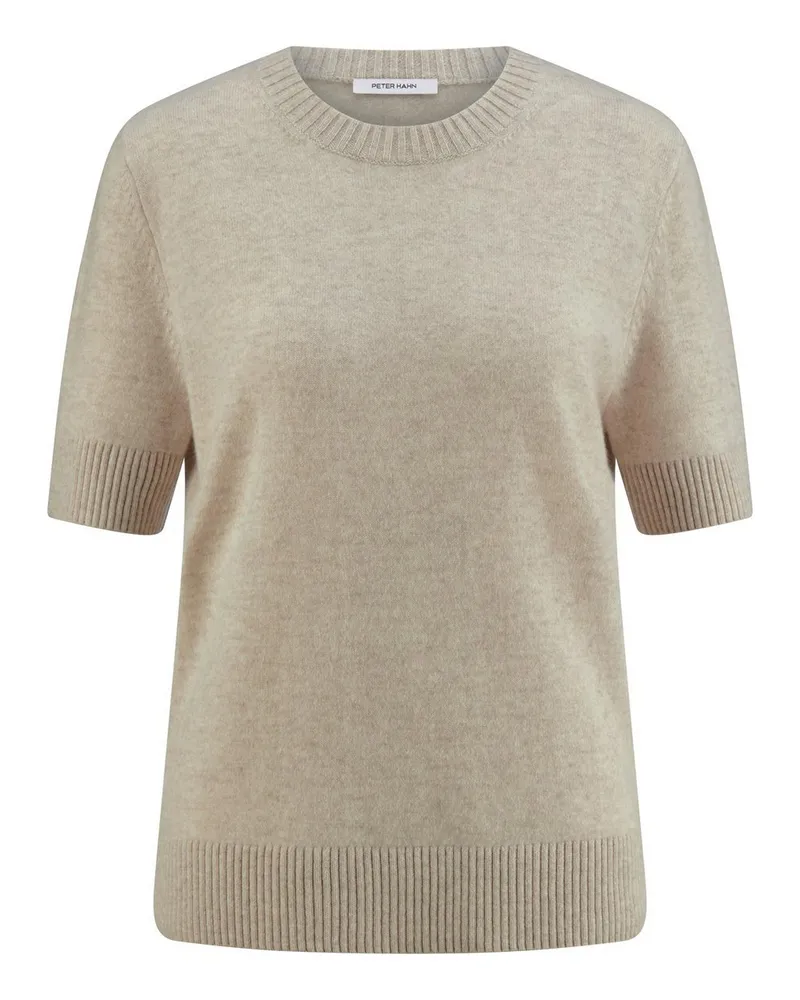 Peter Hahn Rundhals-Pullover  beige Beige
