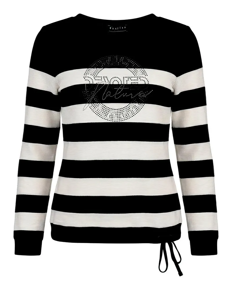 Emilia Lay Rundhals-Shirt  schwarz Schwarz