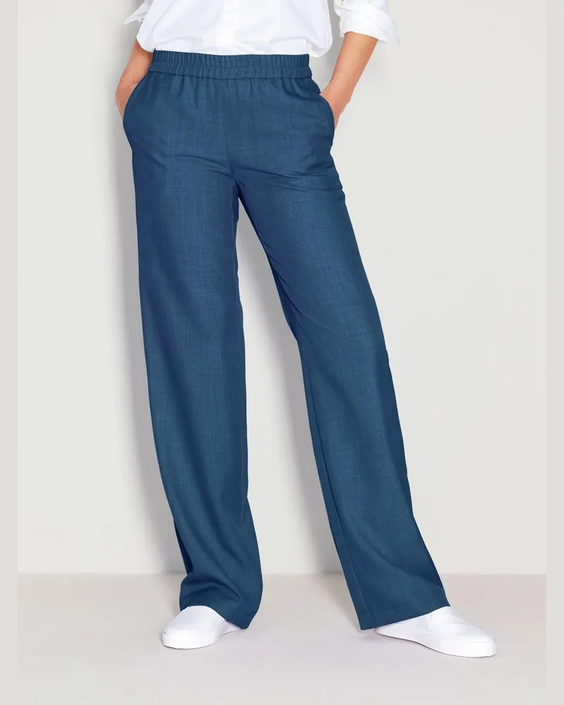 Peter Hahn Hose  blau Blau