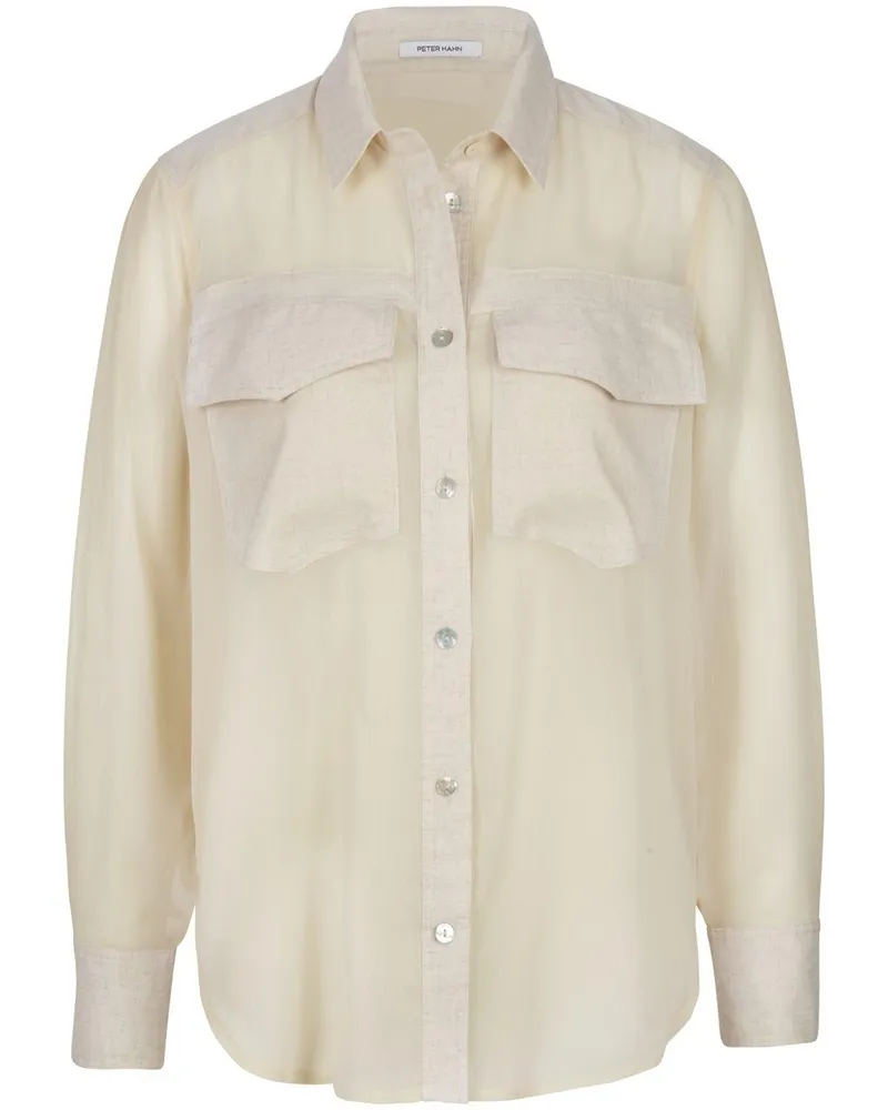 Peter Hahn Bluse  beige Beige